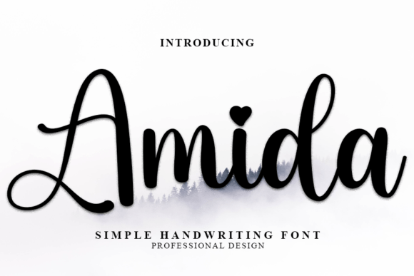 Amida: A Handwritten Font That Elevates Digital Marketing Design