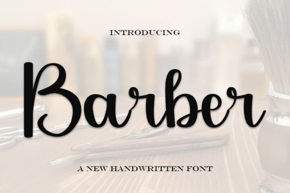 Barber: A Handwritten Font That Brings Elegance to Modern Branding
