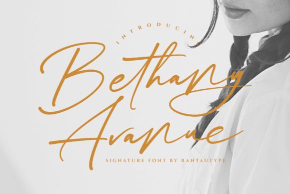 Bethany Avanue: A Modern Handwritten Font for Crafters & Makers