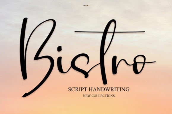 Bistro: A Refined Handwritten Font for Modern Editorial Design