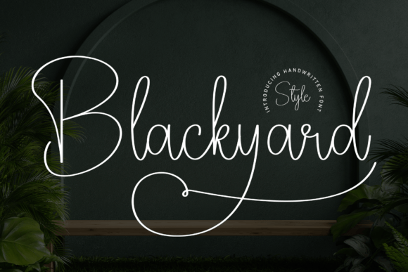 Blackyard: A Sweet Handwritten Font for Modern Web Design Projects
