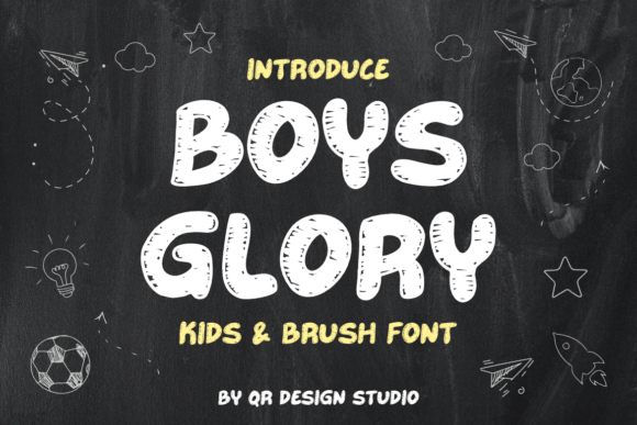Boys Glory: A Friendly Display Font for Modern Editorial Design