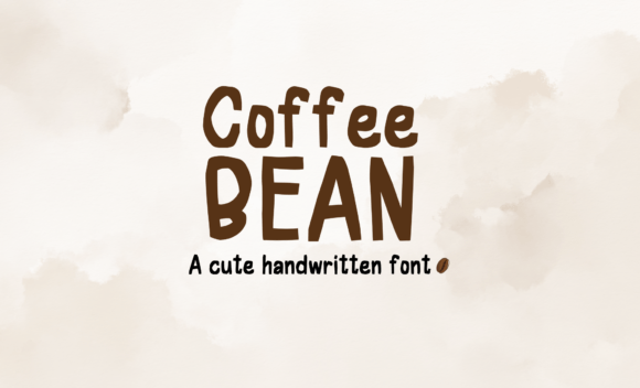 Coffee Bean: A Handwritten Font for Playful Branding Projects