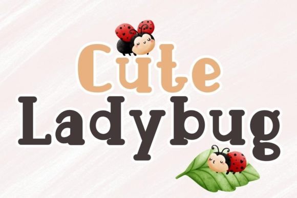 Cute Ladybug: A Joyful Script Font for Thoughtful Editorial Design