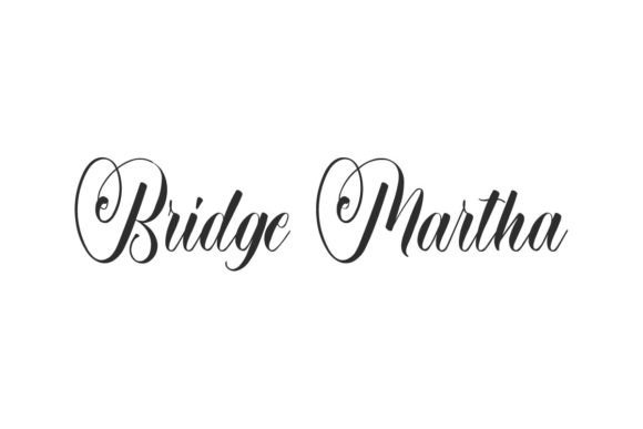 Elegant Typography with Bridge Martha Font for Modern Web Design