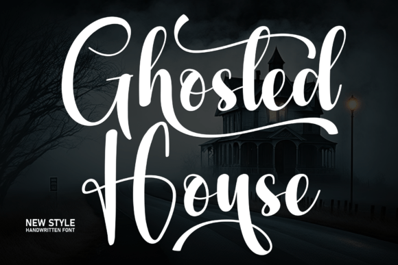 Ghosted House: A Sweet Handwritten Font for Modern Web Design