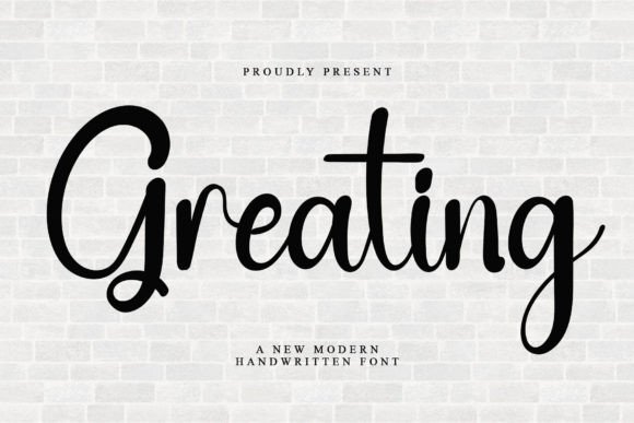 Greating: A Handwritten Font That Elevates Editorial Design