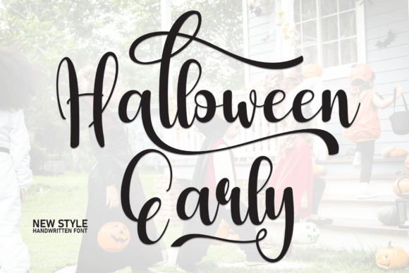 Halloween Early: A Sweet Script Font for Digital Branding and Web Design
