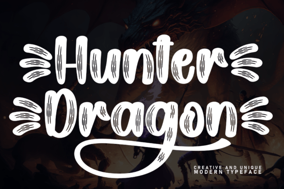 Hunter Dragon: A Handwritten Font That Elevates Small Business Branding