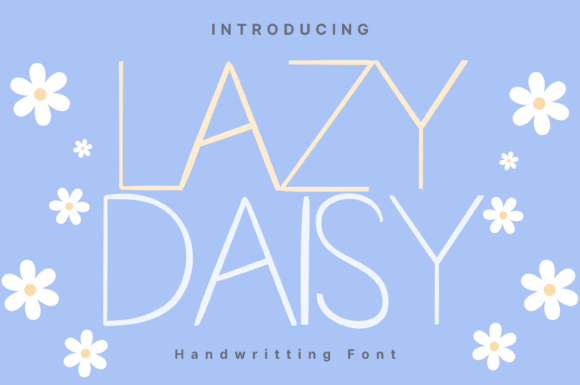 Lazy Daisy: A Whimsical Handwritten Font for Creative Branding