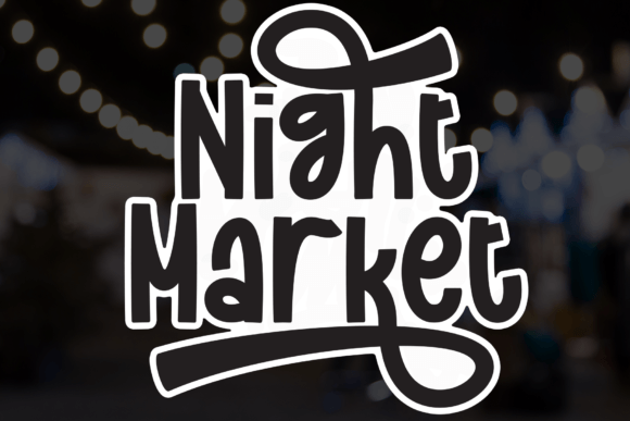 Night Market: A Sweet Handwritten Font for Crafters and Makers