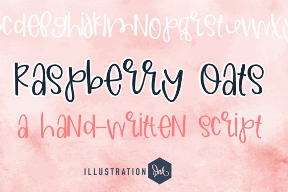 Raspberry Oats: A Hand-Crafted Font That Elevates Small Business Branding