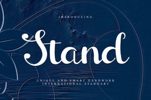 Stand: A Premium Script Font That Elevates Business Branding