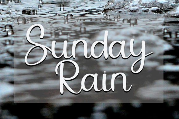 Sunday Rain: The Handwritten Font That Elevates Digital Marketing Visuals
