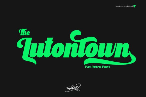 The Lutontown: A Bold Font for Impactful Digital Branding