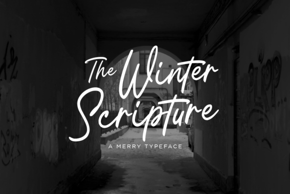The Winter Scripture: A Festive Script Font for Holiday Branding