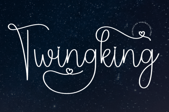 Twingking: A Sweet Handwritten Font for Web Designers and Digital Makers