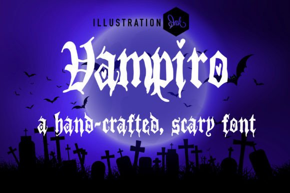Vampiro Font: Haunted Elegance for Bold Campaign Typography